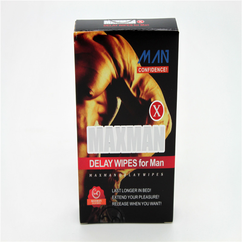 MAXMAN หน่วงเวลาเช็ดทำความสะอาดเพศ